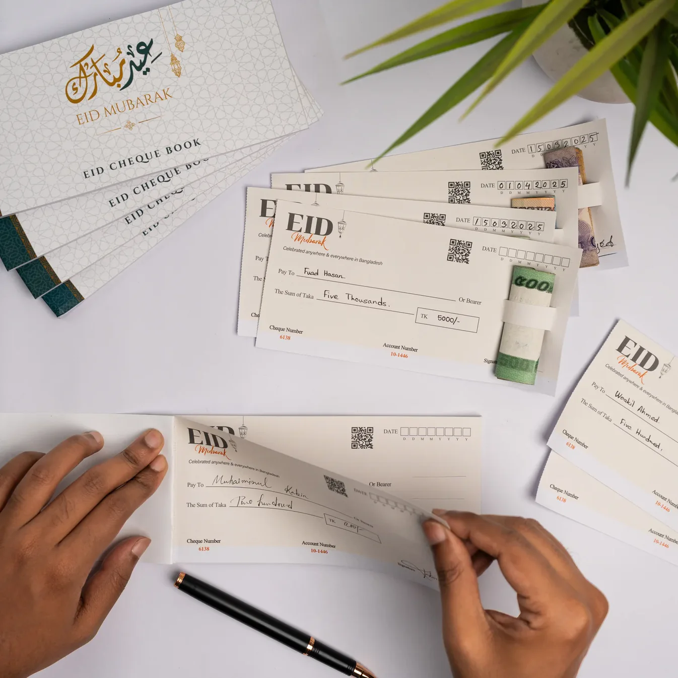 Eid Salami Cheque Book